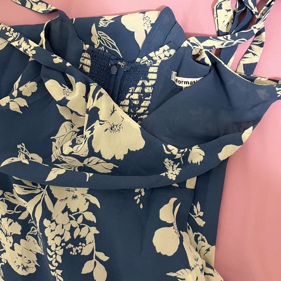 Reformation Besse Dress in Cyanotype *NEW* - Picture 6 of 7